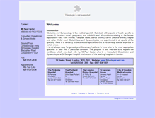 Tablet Screenshot of colposcopy-specialist.org.uk